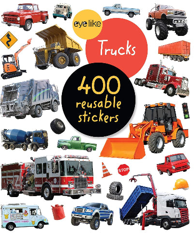 Eyelike Stickers: Trucks - Treasure Island Toys