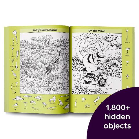 Highlights Hidden Pictures Dinosaur Puzzles - Treasure Island Toys