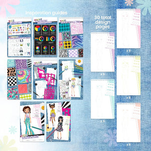 Fashion Angels Compact Sketch Portfolio Fashion Design - Treasure Island Toys