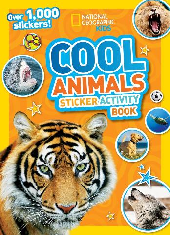 National Geographic Kids: Sticker Activity Book Cool Animals - Treasure Island Toys