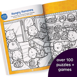 Highlights Jumbo Book of Sticker Puzzles - Treasure Island Toys