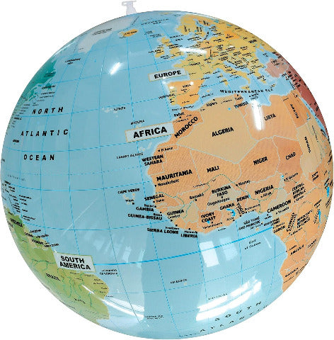 Caly Globes Political World Maxi Inflatable Globe, 42 CM - Treasure Island Toys