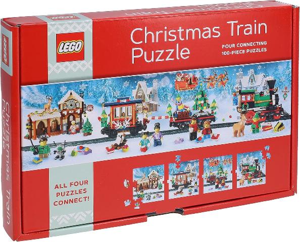 LEGO Puzzle Christmas Train, 400 Piece - Treasure Island Toys