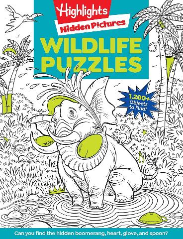 Highlights Hidden Pictures Wildlife Puzzles - Treasure Island Toys