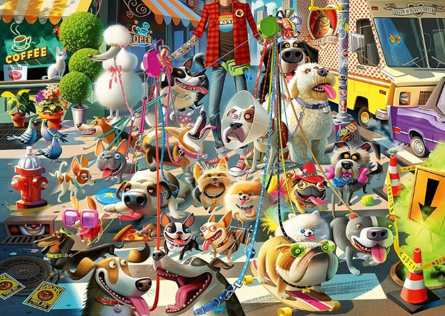 Ravensburger Puzzle 1000 Piece, The Dog Walker - Treasure Island Toys