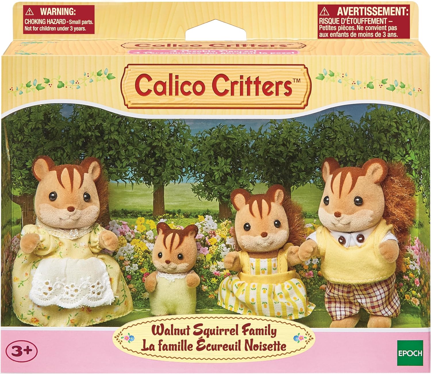 Calico Critters Family - Walnut Squirrel - Treasure Island Toys