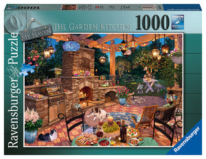 Ravensburger Puzzle 1000 Piece, My Haven: The Garden Kitchen - Treasure Island Toys