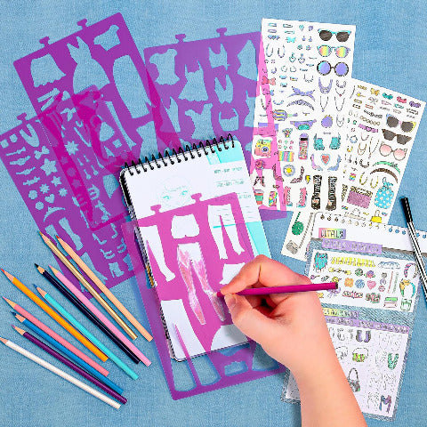 Fashion Angels Compact Sketch Portfolio Fashion Design - Treasure Island Toys