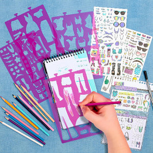 Fashion Angels Compact Sketch Portfolio Fashion Design - Treasure Island Toys