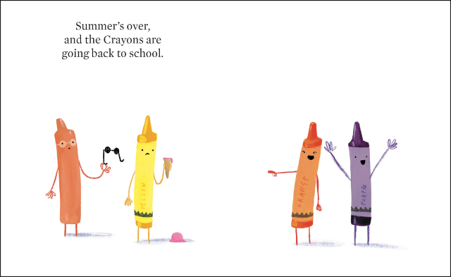 The Crayons Go Back to School - Treasure Island Toys