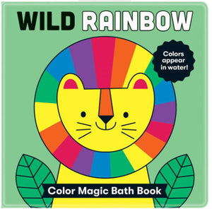 Galison Mudpuppy Color Magic Bath Book - Wild Rainbow