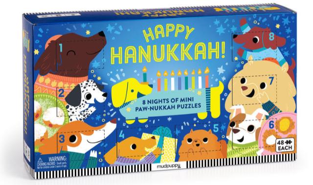 Happy Hanukkah! Countdown Puzzle Set - Treasure Island Toys