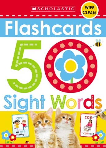 Scholastic Early Learners: Flashcards 50 Sight Words - Treasure Island Toys