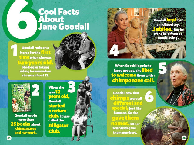 National Geographic Kids Reader Level 1 Jane Goodall - Treasure Island Toys