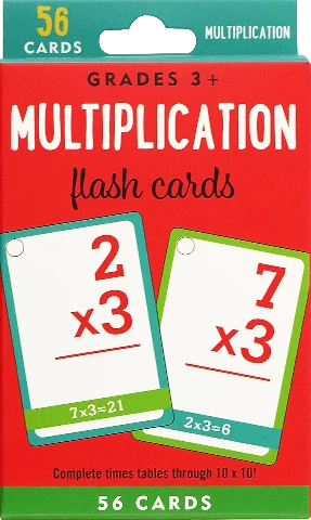 Peter Pauper Flash Cards: Multiplication - Treasure Island Toys