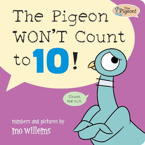 The Pigeon WON'T Count to 10 - Treasure Island Toys