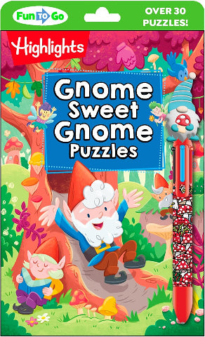 Highlights Fun to Go Gnome Sweet Gnome Puzzles - Treasure Island Toys