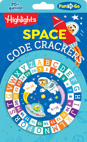 Highlights Fun to Go Space Code Crackers - Treasure Island Toys