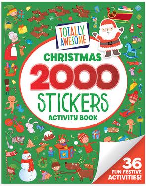 Totally Awesome 2000 Stickers Christmas Activity Book