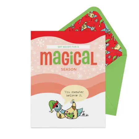 The Pigeon Magical Season! Greeting Card - Treasure Island Toys