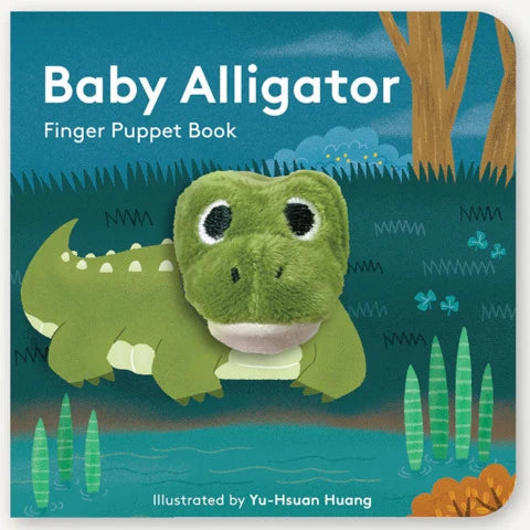 Finger Puppet Book - Baby Alligator - Treasure Island Toys