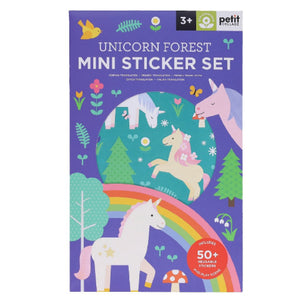 Petit Collage Mini Sticker Set Unicorn Forest - Treasure Island Toys