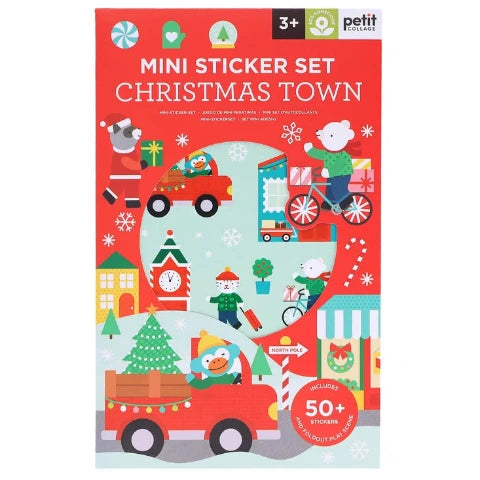 Mini Sticker Set: Christmas Town CDU of 20 - Treasure Island Toys