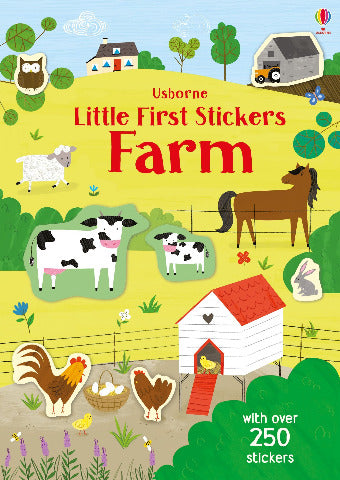 Usborne Little First Stickers Farm - Treasure Island Toys