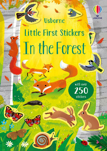 Usborne Little First Stickers In The Forest - Treasure Island Toys
