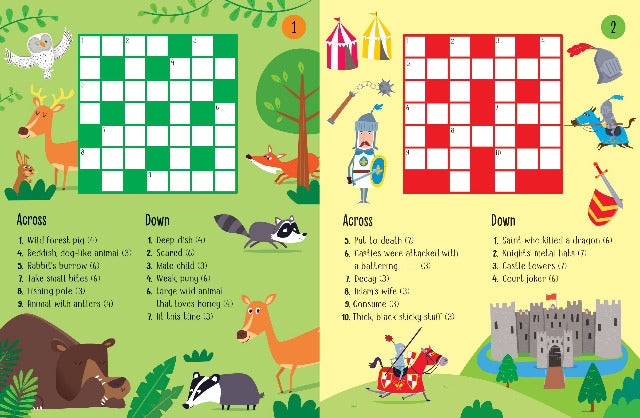 Usborne Minis Crosswords - Treasure Island Toys