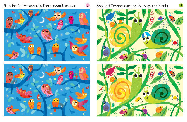 Usborne Minis Spot The Difference - Treasure Island Toys