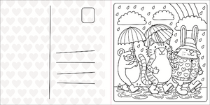 Super Cuties Colouring: A Cozy Colouring Book About Love - Treasure Island Toys
