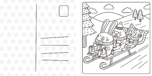 Super Cuties Colouring: A Cozy Christmas - Treasure Island Toys