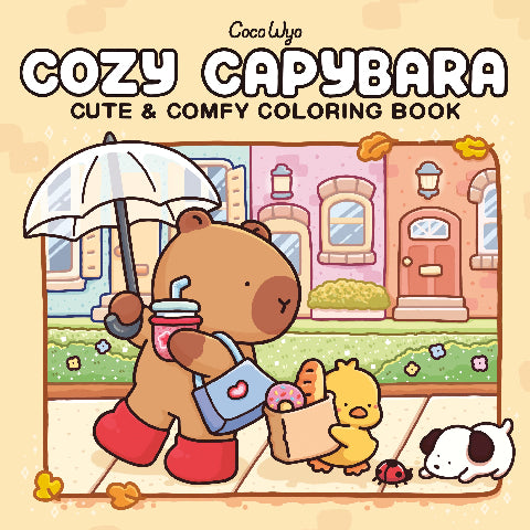 Cozy Spaces Colouring: Cozy Capybara