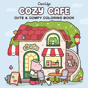 Cozy Spaces Colouring: Cozy Cafe