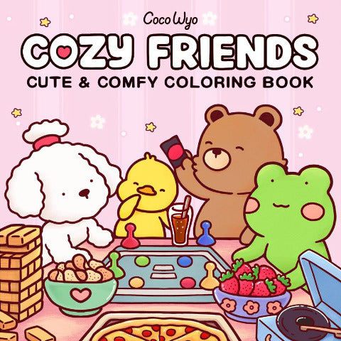 Cozy Spaces Colouring: Cozy Friends - Treasure Island Toys