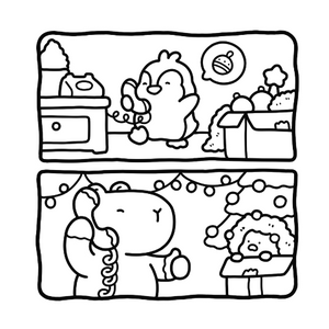 Cozy Spaces Colouring: Cozy Countdown Advent Calendar