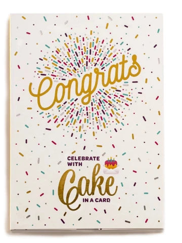 InstaCake Cake in a Card -  Congratulations, Double Chocolate