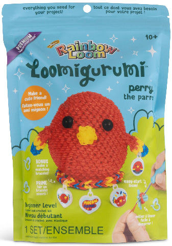 Rainbow Loom Loomigurumi Perry the Parrot