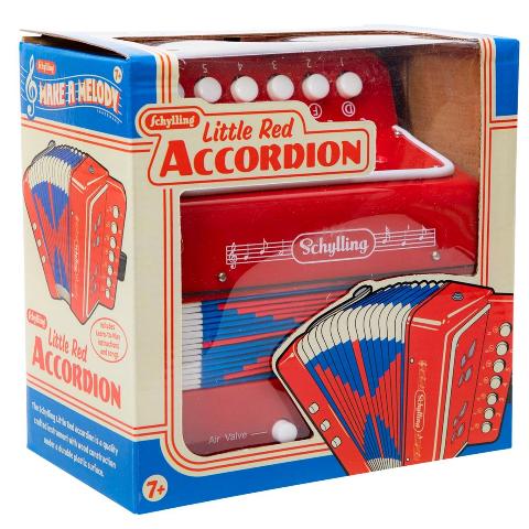 Make a Melody Little Red Accordian - Treasure Island Toys