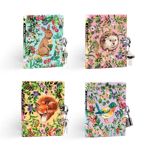 eeBoo Very Small Locked Journal Meadow - Treasure Island Toys