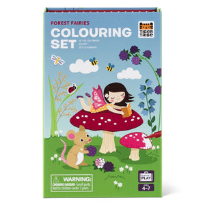 Tiger Tribe Art Colouring Set Forest Fairies