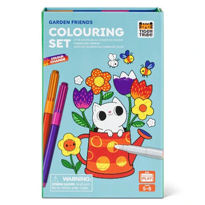 Tiger Tribe Art Colouring Set Change Colour Garden Friends - Treasure Island Toys