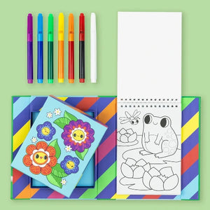 Tiger Tribe Art Colouring Set Change Colour Garden Friends - Treasure Island Toys