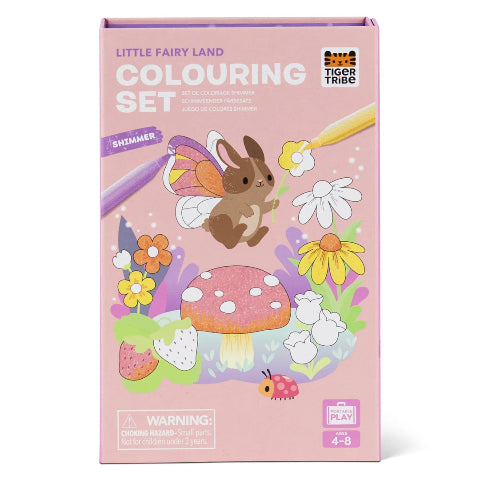 Tiger Tribe Art Colouring Set Shimmer Little Fairyland