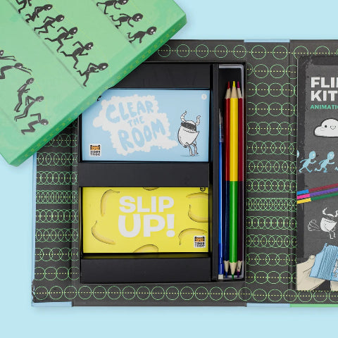 Tiger Tribe Art Flip Book Kit - Treasure Island Toys