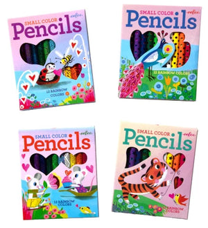 Eeboo Art - Small Coloured Pencil Set Valentine - Treasure Island Toys