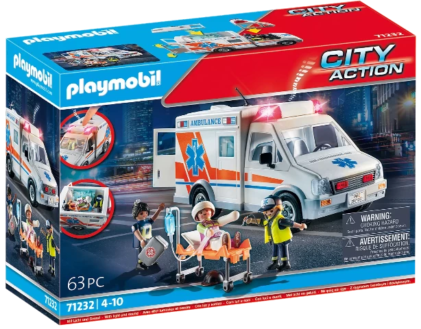 Playmobil City Action  Ambulance - Treasure Island Toys