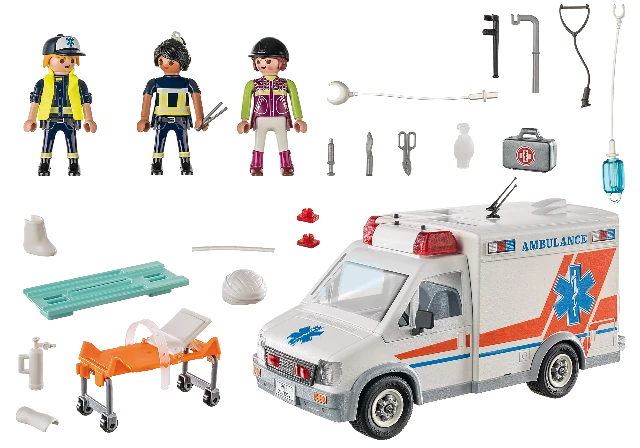 Playmobil City Action  Ambulance - Treasure Island Toys