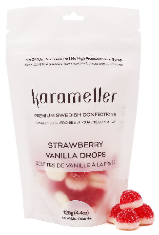 Karameller Strawberry Vanilla Drops - Treasure Island Toys
